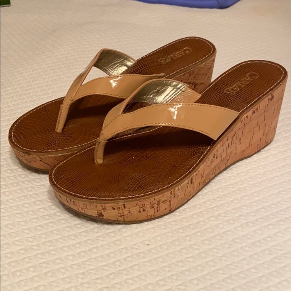 Carlos Santana wedge sandal - Size 7.5